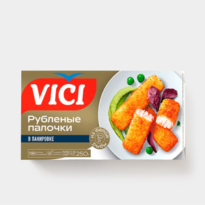 Рубленные рыбные палочки «Vici» в панировке PREMIUM, 250 г