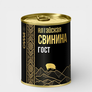 Свинина тушеная «Сила» Алтайская, 338 г