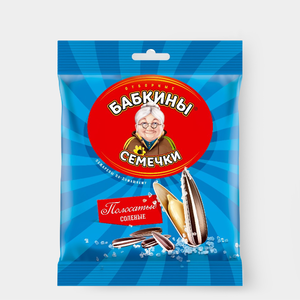 Семечки «Бабкины семечки» полосатые, солёные, 90 г