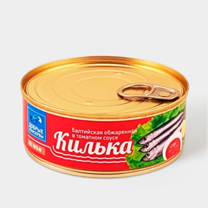 Килька «Добрые Консервы» в томатном соусе, 240 г Килька «Добрые Консервы» в томатном соусе, 240 г