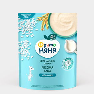 Каша молочная «ФрутоНяня» Рисовая, 200 г