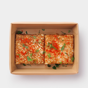 Фаршированные блины с курицей и овощами в соусе Терияки, 200 г