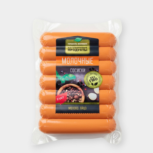 Сосиски «Гордость фермера» Молочные, 390 г Сосиски «Гордость фермера» Молочные, 390 г