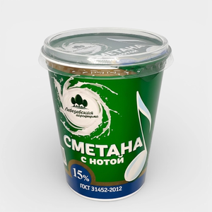 Сметана 15% 15% «Лебедевская агрофирма», 320 г Сметана 15% 15% «Лебедевская агрофирма», 320 г