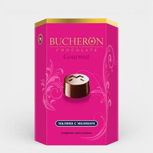 Конфеты «Bucheron» GOURMET со вкусом малины с молоком, 130 г Конфеты «Bucheron» GOURMET со вкусом малины с молоком, 130 г