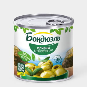 Оливки без косточки «Bonduelle», 212 мл