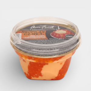 Икра имитированная «Дары Моря» с кремом «Оригинальный», 200 г