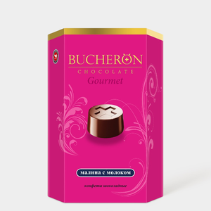 Конфеты «Bucheron» GOURMET со вкусом малины с молоком, 130 г Конфеты «Bucheron» GOURMET со вкусом малины с молоком, 130 г