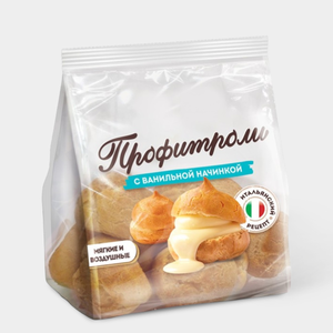 Профитроли «Яшкино» с ванильной начинкой, 162 г