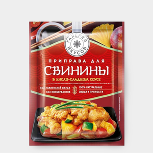 Приправа «Галерея вкусов» для свинины в кисло-сладком соусе, 37 г