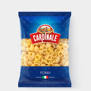 Макаронные изделия «Cardinale» Рожки, 400 г