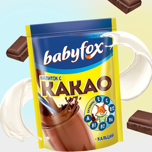 Какао-напиток «Babyfox» быстрорастворимый, 135 г