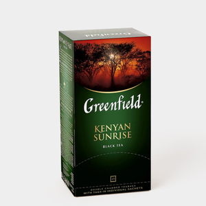 Чай черный «Greenfield» Kenyan Sunrise 25 пакетов, 50 г Чай черный «Greenfield» Kenyan Sunrise 25 пакетов, 50 г
