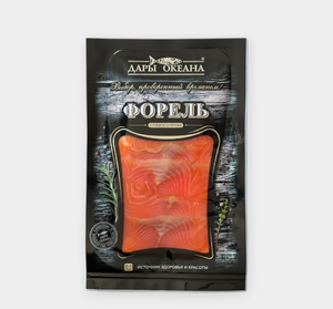 Форель слабосоленая филе-кусочки, 100 г