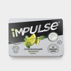 Конфеты «IMPULSE» Освежающий мохито, 12 г