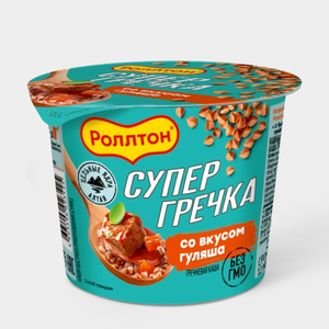 Каша «Роллтон» Супер гречка со вкусом гуляша, 45 г Каша «Роллтон» Супер гречка со вкусом гуляша, 45 г