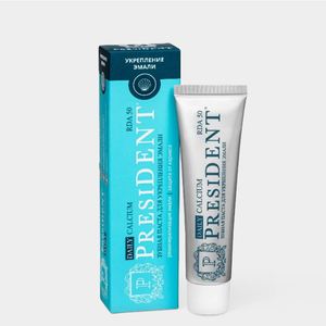 Зубная паста «PRESIDENT» DAILY Calcium (50 RDA), 68 г