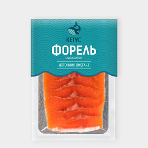 Форель слабосоленая филе-кусочки, 100 г