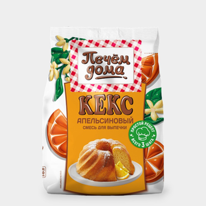 Смесь для выпечки «Печем дома» Кекс апельсиновый, 300 г
