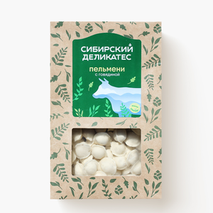 Пельмени «Сибирский деликатес» с говядиной, 450 г