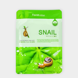 Тканевая маска для лица «FarmStay» с муцином улитки, 23 мл