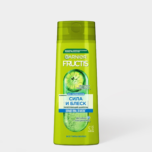 Шампунь «Garnier Fructis» Сила и блеск, 400 мл