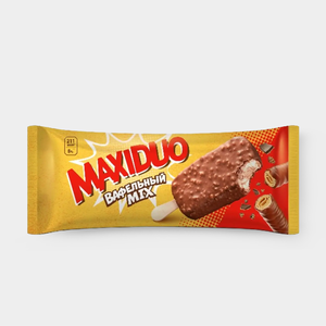 Мороженое «Максидуо» вафельный МИКС, 63 г