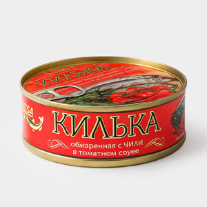 Килька «Laatsa» обжаренная в томатном соусе с чили, 240 г