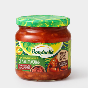 Фасоль «Bonduelle» белая, с ароматным барбарисом, 350 мл