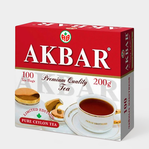 Чай черный «Akbar» Лимитед Эдишн, 100 пакетиков