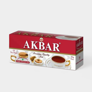 Чай черный «Akbar» Лимитед Эдишн, 25 пакетиков