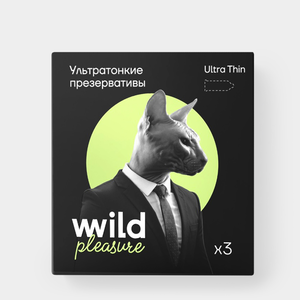 Презервативы латексные «Wild Pleasure» Ultra Thin, 3 шт