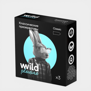 Презервативы латексные «Wild Pleasure» Classic, 3 шт