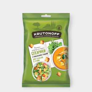 Сухарики «Krutonoff» с прованскими травами для салатов и супов, 100 г