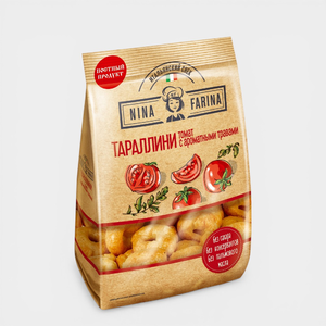 Тараллини «Nina Farina» Томат и ароматные травы, 180 г