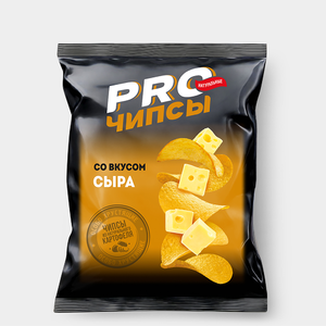 Чипсы «PRO-Чипсы» натуральные картофельные со вкусом сыра, 60 г