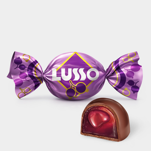 Конфеты «LUSSO» со вкусом черной смородины
