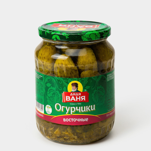 Огурчики маринованные «Дядя Ваня» Восточные, 680 г Огурчики маринованные «Дядя Ваня» Восточные, 680 г