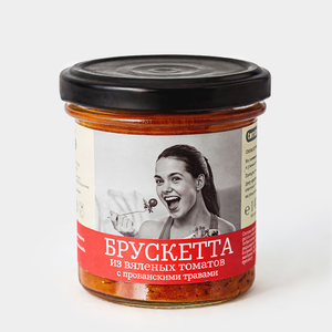 Консервы закусочные «Tomtom» Брускетта из вяленых томатов с прованскими травами, 140 г Консервы закусочные «Tomtom» Брускетта из вяленых томатов с прованскими травами, 140 г