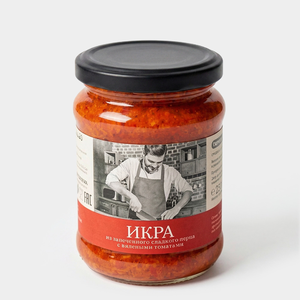 Икра «Tomtom» из запеченного сладкого перца с вялеными томатами, 250 г