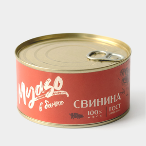 Свинина тушеная «MYASO в банке» ГОСТ, 325 г