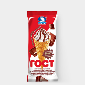 Мороженое «Челны Холод» с шоколадной крошкой, 90 г