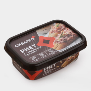 Риет «Сибагро» с кедровыми орехами, 150 г