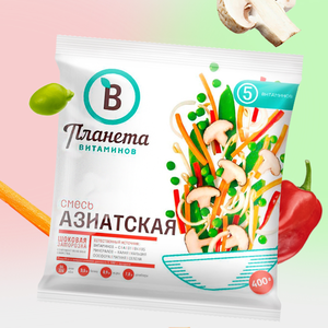 Смесь овощная «Планета витаминов» Азиатская, 400 г
