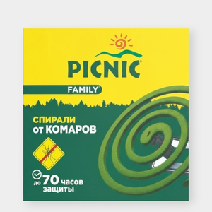 Антикомариная спираль «Picnic Family» 10 шт
