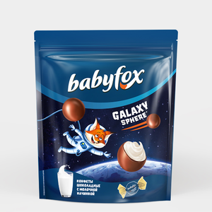Конфеты шоколадные «Babyfox» Galaxy sphere, 130 г