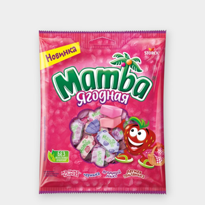Жевательные конфеты «Mamba» Ягодная, 70 г