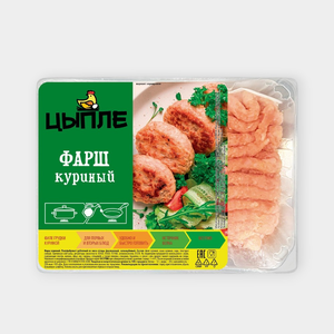 Фарш «Цыпле» куриный, 400 г