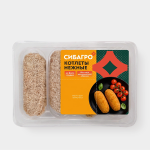 Котлеты «Сибагро» Нежные, 400 г