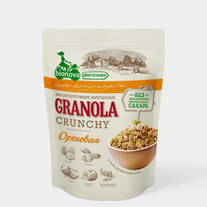 Мюсли «Bionova» Ganola Crunchy ореховая, 400 г